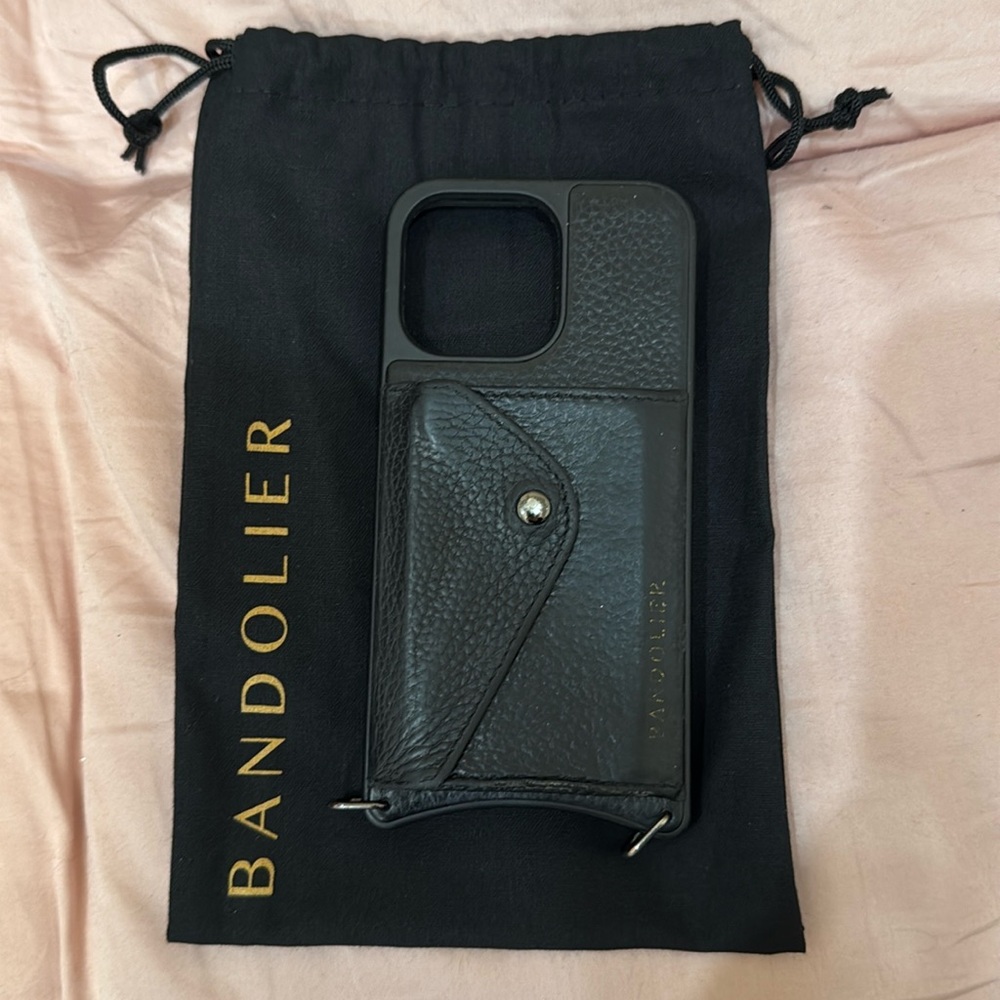 Bandolier iPhone 13 Pro Case + Pure.Gear Privacy 360 Tinted Screen Protector